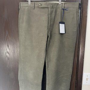 Rota x No Man Walks Alone Olive Moleskin Trousers - Size 52